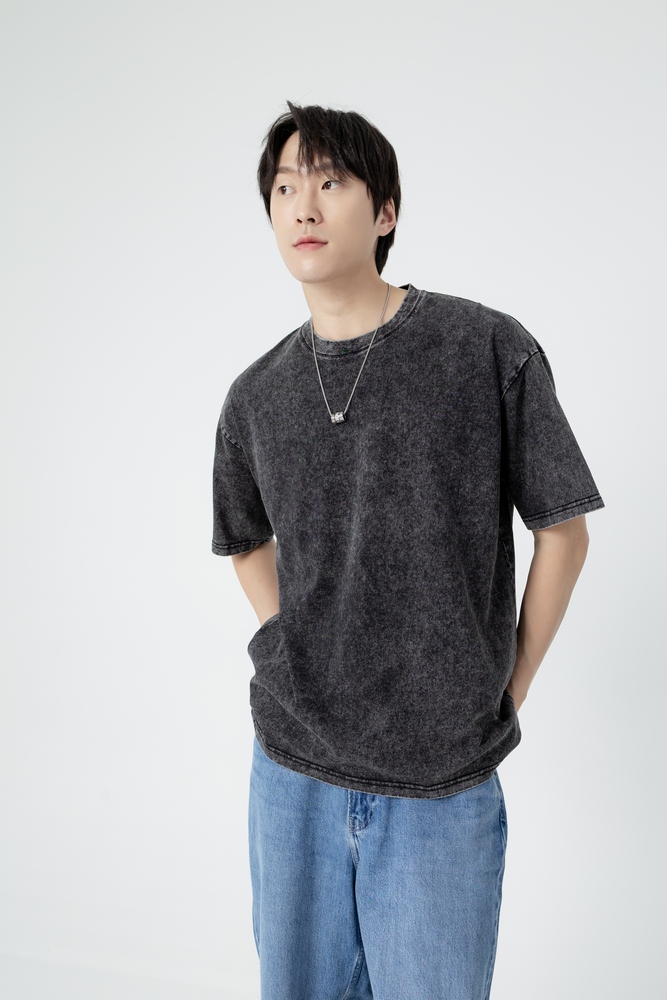 Arrive Guide AG2316 Vintage Snowflake Washed Tee