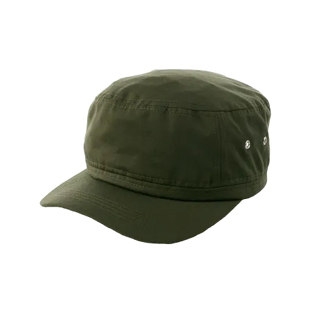 Military Unstructured Soft Cap CP21 in Khaki with classic army-style design and buckle strap