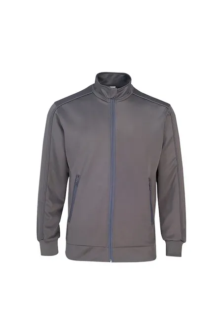 Black Full Moon Zip Up Jacket UVJ03 flat lay, unisex full-zip jacket