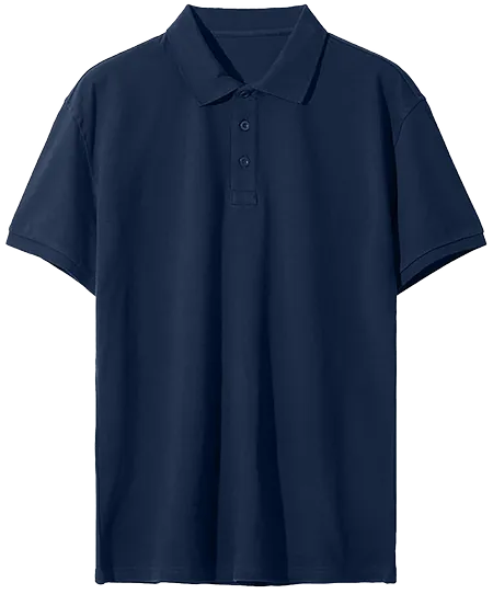 Black Vero Polo AG3220 flat lay showing 100% cotton weave and classic collar