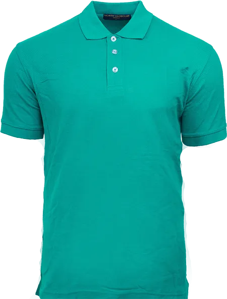 Navy Soft-Touch Polo NHB2400 flat lay showing Lacoste knit texture and ribbed collar