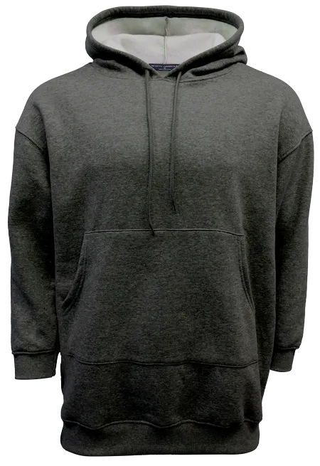 Black Harper Oversized Hoodie NHOH1100 with relaxed fit and premium CVC fleece construction
