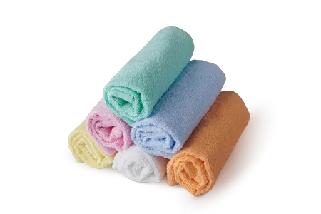 Cotton Face Towel TW09, light blue, compact and soft