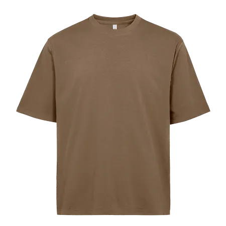 White Oversized Premium Cotton Basic Tee OT02 flat lay showing boxy streetwear fit
