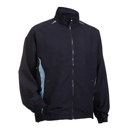 Black and Red Fancy Panels Windbreaker WB04 with stylish colour blocking