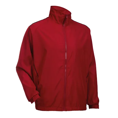 Black and Maroon Running Piping Windbreaker WB05 with contrast piping details