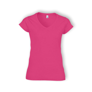 Womens V-Neck T-Shirts Heliconia