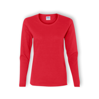 Womens Long Sleeve T-Shirts Red