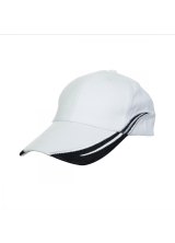 Cap Cotton Brush White Black