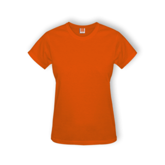 Womens Short Sleeve T-Shirt Orange