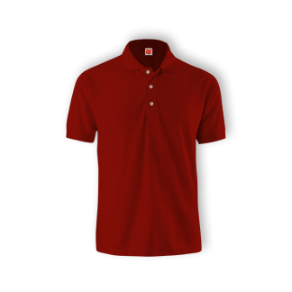 Polo Shirt Collar Tee Red