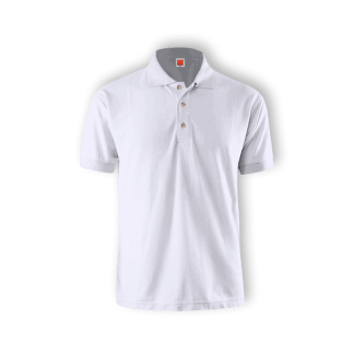 Polo Shirt Collar Tee White