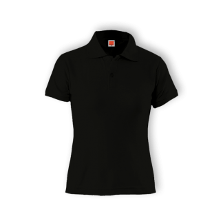 Womens Polo Tee Black