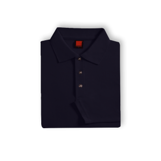 Polo Shirt Long Sleeve Navy