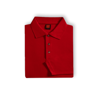 Polo Shirt Long Sleeve Red