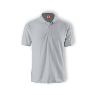 Microfiber Polo Shirt Light Grey