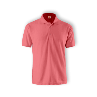 Microfiber Polo Shirt Neon Peach
