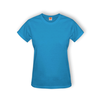 Womens Microfiber T-Shirt Sea Blue