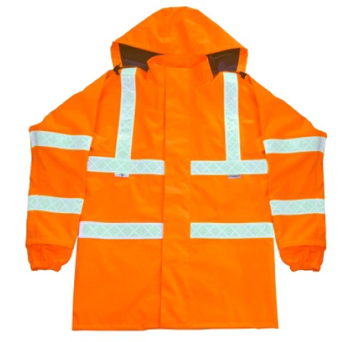 Heavy Duty Rainsuit With Two Reflective Band 