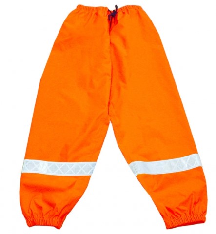 HEAVY DUTY RAIN PANTS FLO RED ORANGE
